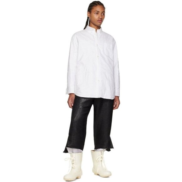 Jun Takahashi x Undercover Rain Boots Size L 9-9.5 42 Mens Ivory GRAIL! - Picture 2 of 13